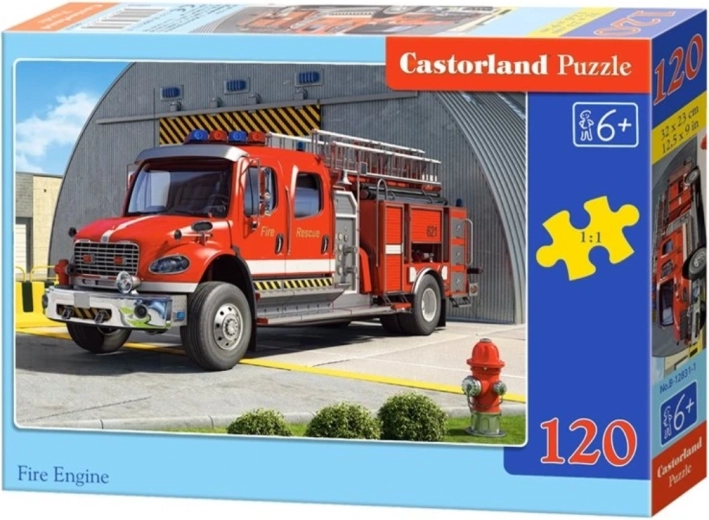 Puzzle infantil Camión de bomberos, 120 piezas