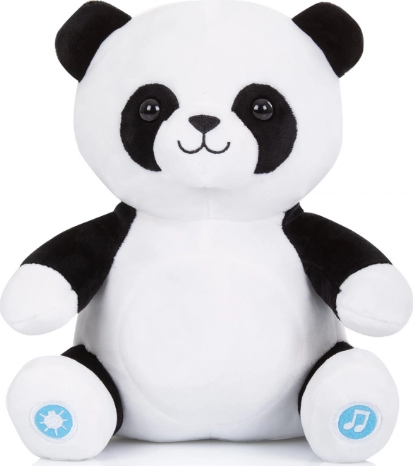Panda de peluche con luces y música Chipolino
