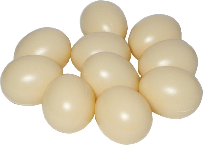 Set de huevos de plástico para jugar (10 uds.)