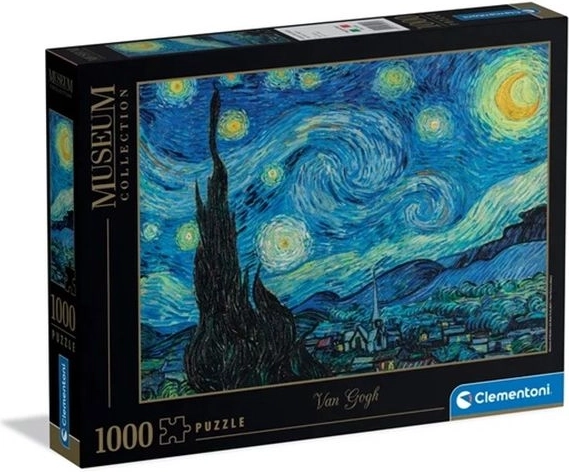 Puzzle Clementoni Museum Collection Van Gogh Noche estrellada 1000 piezas