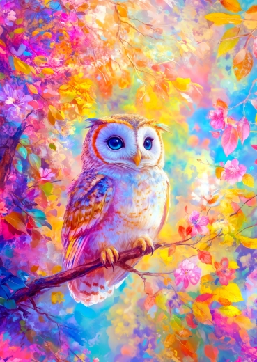 Puzzle Enjoy Búho pastel 1000 piezas