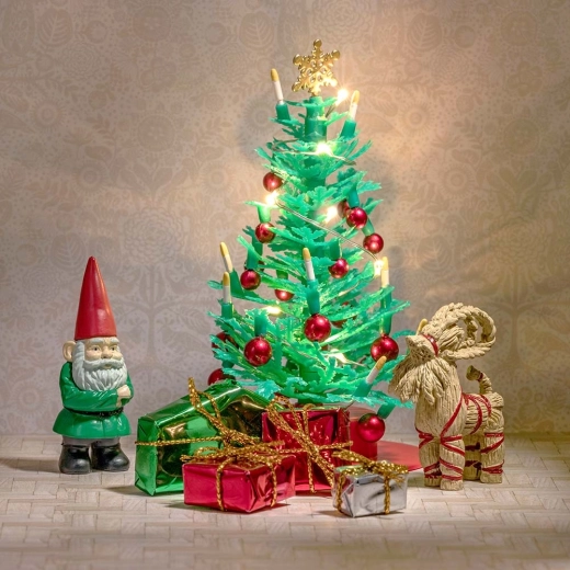 Árbol con LED y temporizador