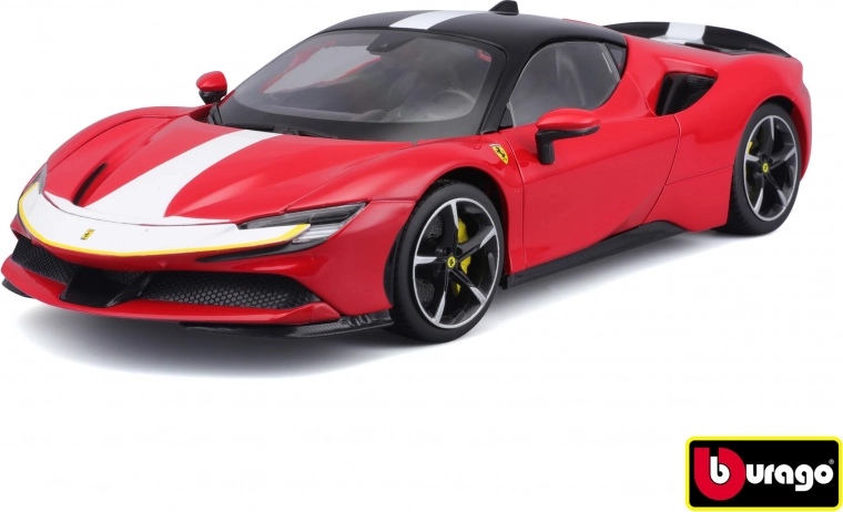 Modelo de coche Ferrari SF90 Stradale Assetto Fiorano 2020 1:18 Bburago