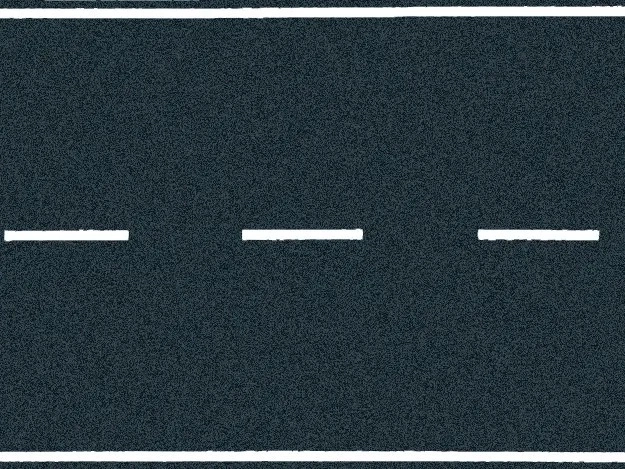Carretera autoadhesiva de asfalto negro para maqueta ferroviaria