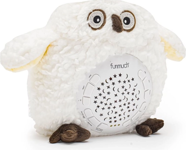 Búho de peluche con proyector y música Baby Mix