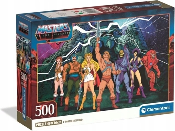 Puzzle compacto Clementoni 500 piezas Masters of the Universe