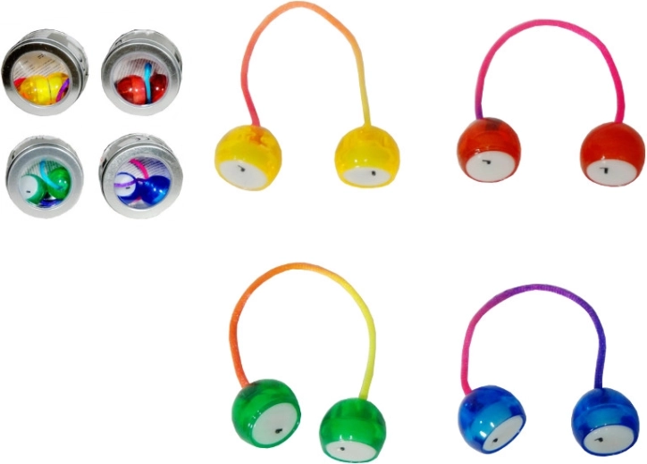 Bolas de plástico luminosas con cordón