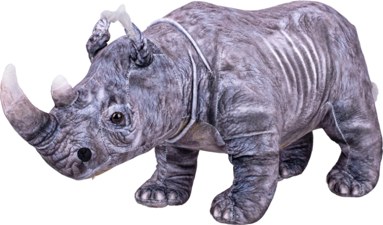 Rinoceronte blanco de peluche 47 cm