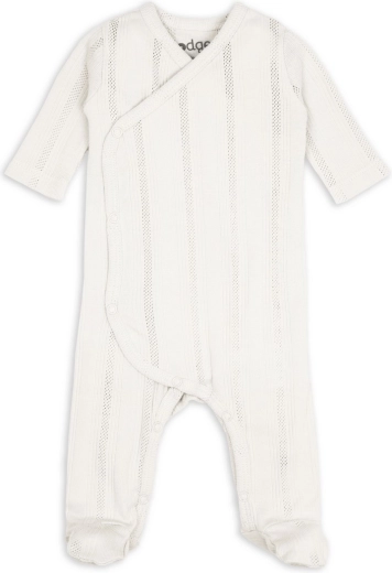 Pelele para recién nacido Lodger Pointelle cream, talla 50