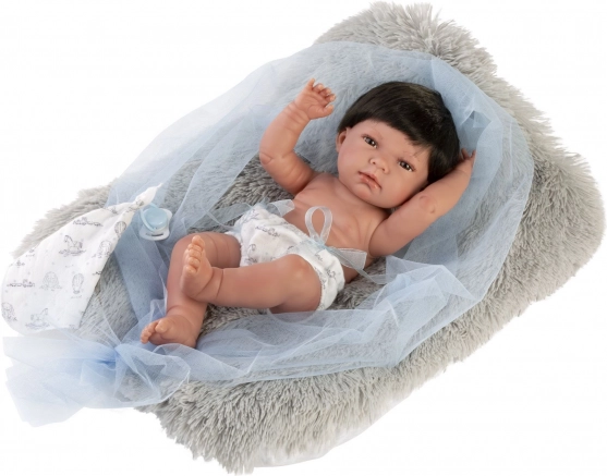 Muñeco bebé realista Llorens New Born Niño con cuerpo totalmente de vinilo 40 cm