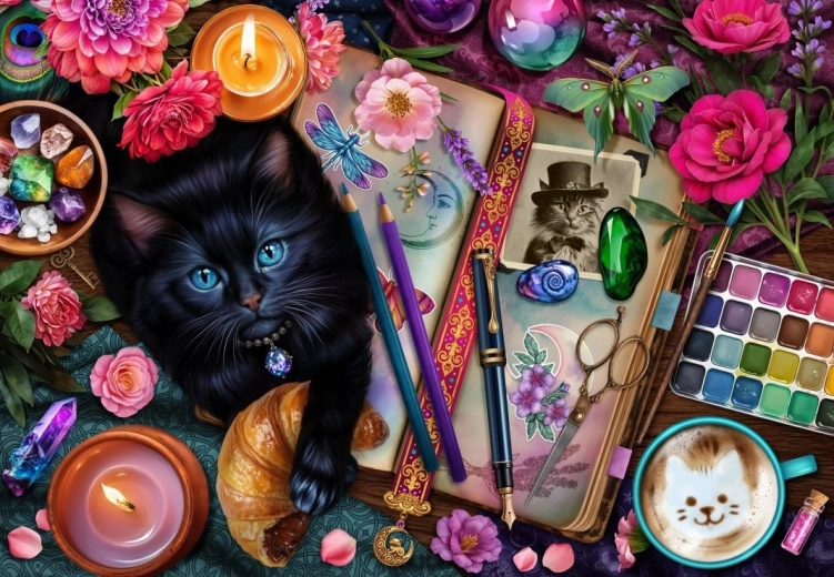 Puzzle Gatos inteligentes 1000 piezas BLUEBIRD
