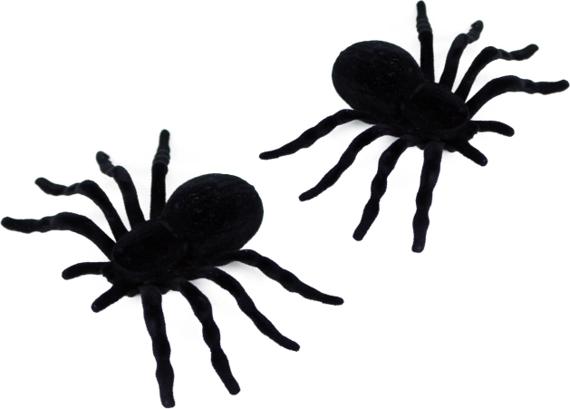 Decoración de arañas para Halloween 2 uds