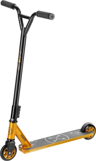 Patinete freestyle NILS Extreme negro‑dorado
