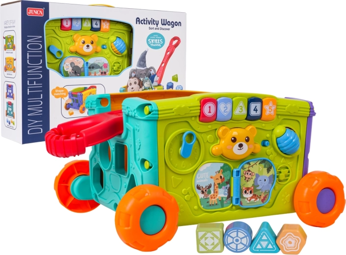 Andador interactivo multifunción con actividades