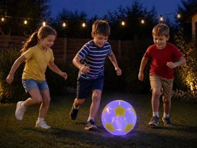 Iluminación LED para jugar incluso al anochecer