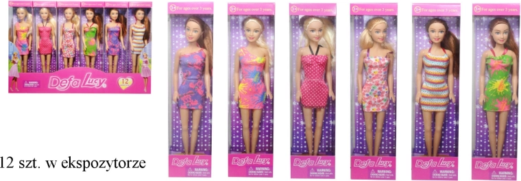 Muñeca Deffa con vestido (surtido) - 1 pieza