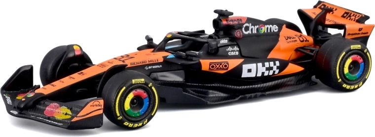 Modelo Bburago Fórmula 1 McLaren Team MCL39 2025 Oscar Piastri 81 1:64