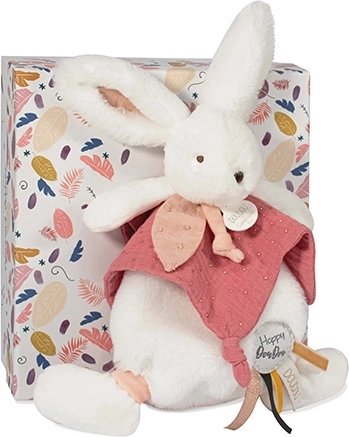 Set de regalo Doudou – conejito de peluche con doudou 25 cm rosa viejo