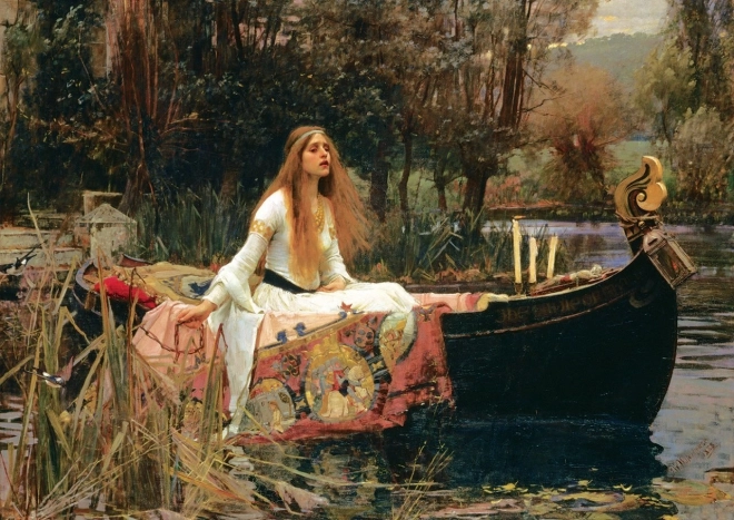Puzzle ART: La Dama de Shalott (1888) – serie de museo, 2000 piezas
