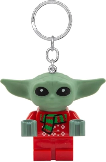 Lego star wars grogu llavero luminoso – edición navideña