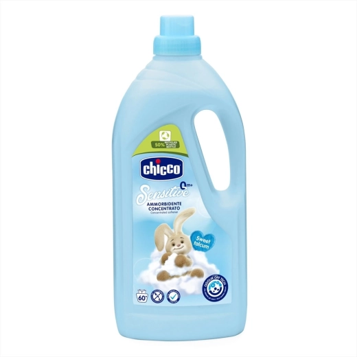 Chicco suavizante Baby Sensitive aroma a talco dulce 1,5 l (60 lavados)
