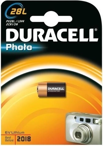 Batería fotográfica de litio Duracell PX28L 6 V