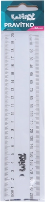 Regla transparente de 20 cm