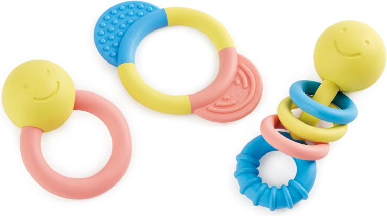 Hape Eco Baby set de sonajeros y mordedores