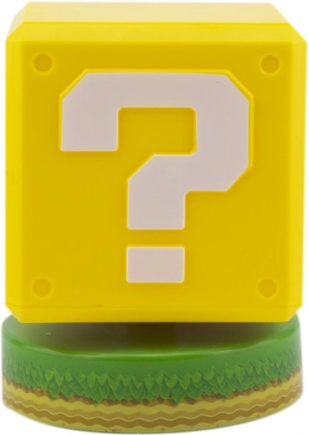 Lámpara icónica luminosa Super Mario – bloque de interrogación