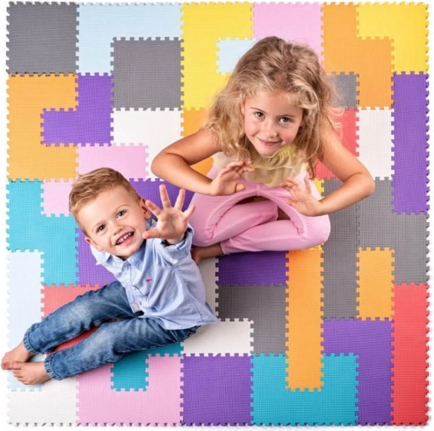 Puzle de suelo de espuma TETRIS PLASTICA 120 × 120 cm