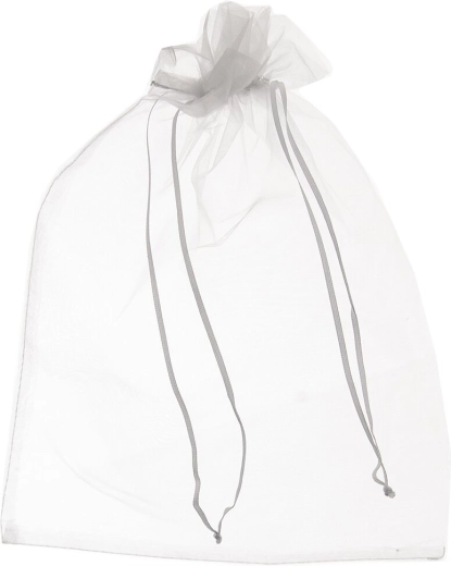 Bolsita de organza blanca 25 × 35 cm