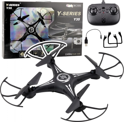 Dron con control remoto, ligero y ágil, con giroscopio y LED