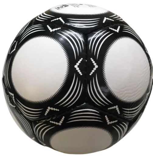 Mini balón de fútbol negro‑blanco Sparkys