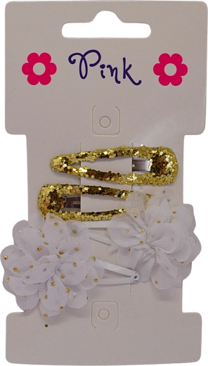 Pasadores para el pelo para niñas, set de 4 piezas