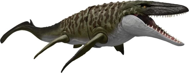 Jurassic World dinosaurio mosasaurio – figura de acción de 65 cm con función de mordida y disparo