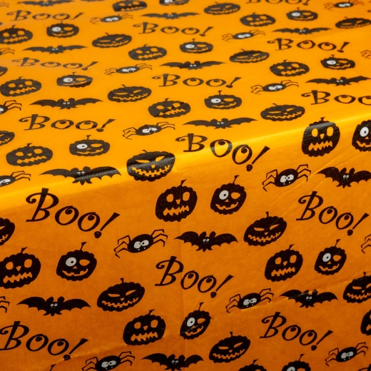 Mantel de mesa de franela para Halloween, 132 × 178 cm