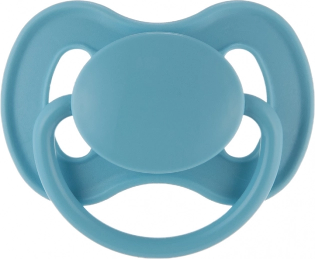 Chupete de caucho Canpol babies cereza NUDE 0–6 meses, azul