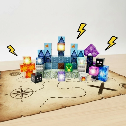 Diseño de videojuego pixelado e impresión UV resistente