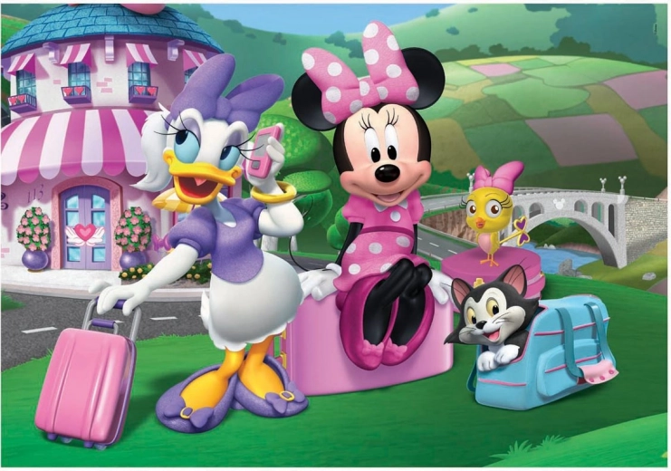Puzzle de Minnie y Daisy de vacaciones (30 piezas)