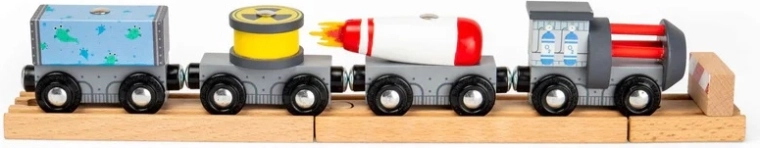Bigjigs Rail tren espacial de madera