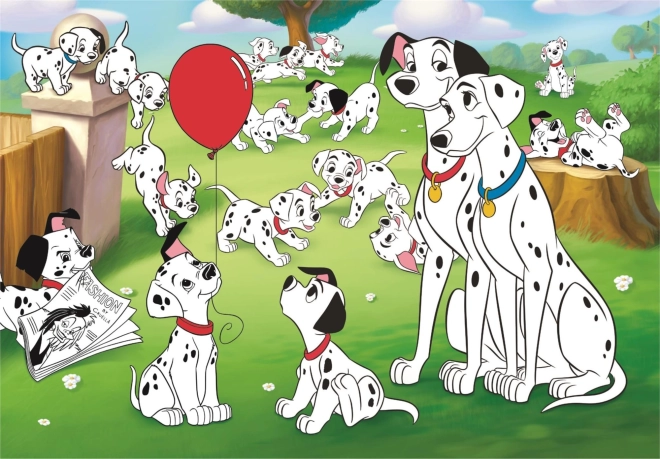 Puzzle CLEMENTONI Disney 101 dálmatas MAXI 24 piezas