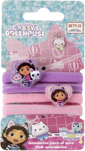 Set de gomas para el pelo La casa de muñecas de Gabby (4 uds.)