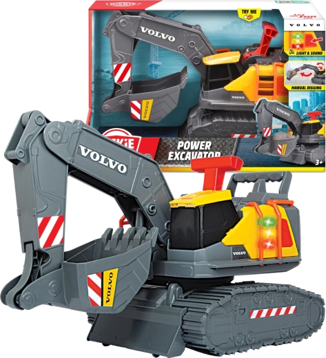 Excavadora Volvo Power Excavator con luces y sonido