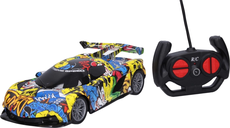 Coche RC Graffiti con control remoto