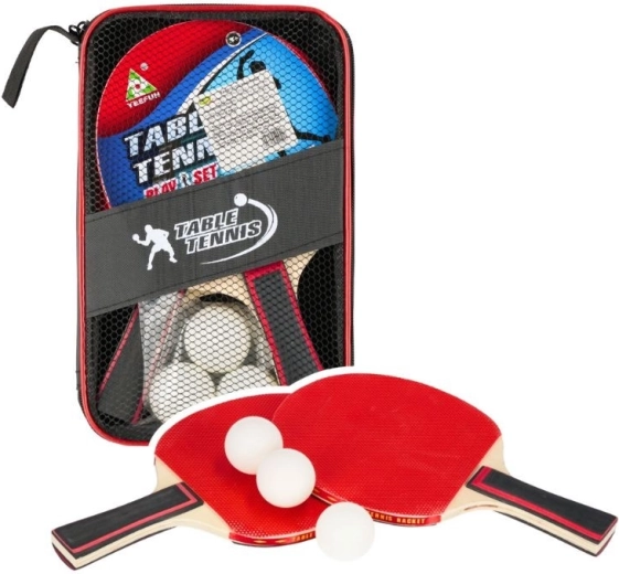 Set de palas de tenis de mesa con funda