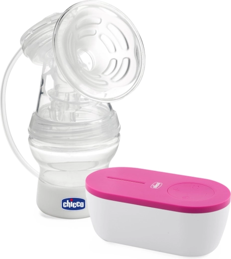Extractor eléctrico de leche materna Chicco Compact Single, rosa, USB