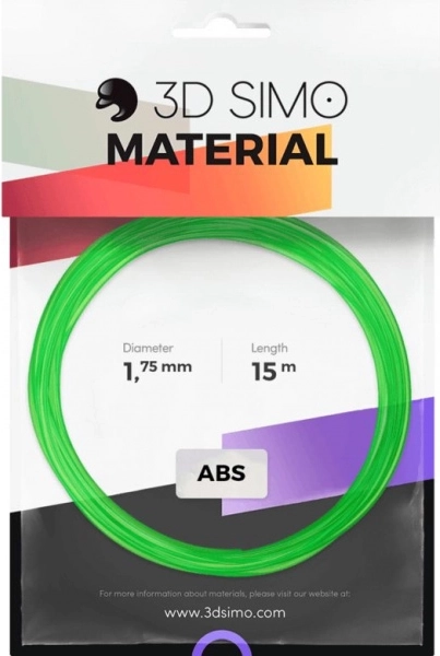 Filamento ABS transparente de 1,75 mm – muestra de 15 m