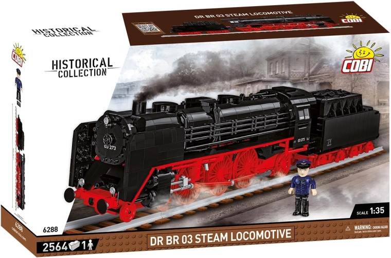 Locomotora de vapor DR BR 03 a escala 1:35 (Cobi)