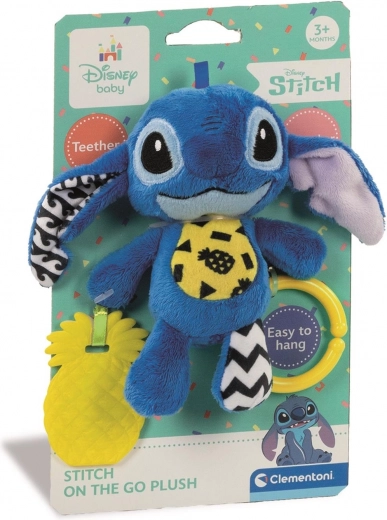 Peluche STITCH para colgar con mordedor y sonajero