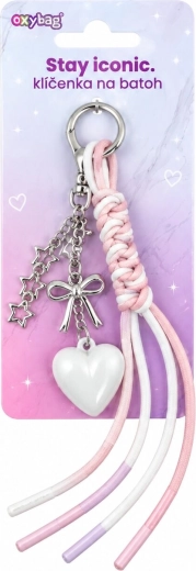 Llavero fashion Oxybag con forma de corazón